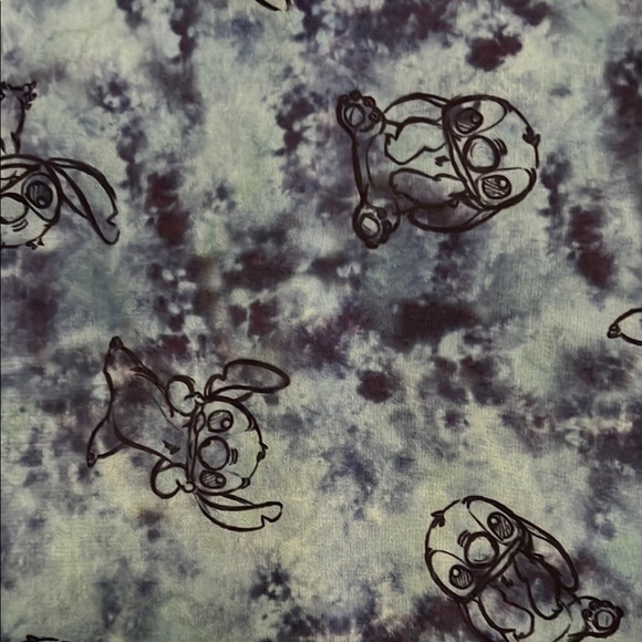 Disney Lilo & Stitch Blue Sleeveless Tank Top with Lace. - Picture 2 of 8